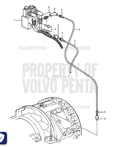 VOLVO PENTA 968695 Nipple | PalmerPower