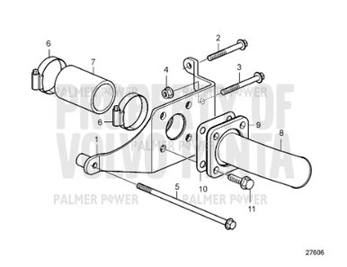 VOLVO PENTA 969445 Flange Screw | PalmerPower