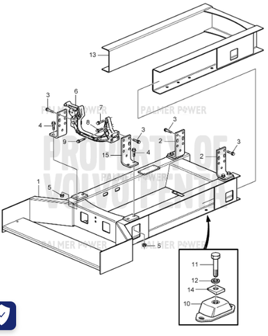 VOLVO PENTA 974007 Flange Screw | PalmerPower