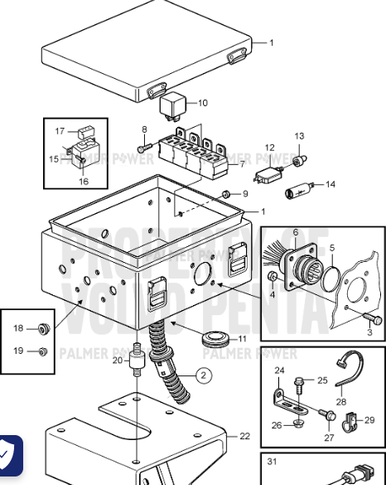VOLVO PENTA 983472 Cable Tie | PalmerPower