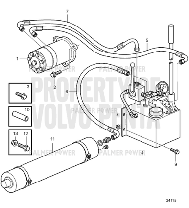 VOLVO PENTA 984815 Flange Screw | PalmerPower