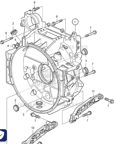 VOLVO PENTA 984819 Flange Screw | PalmerPower