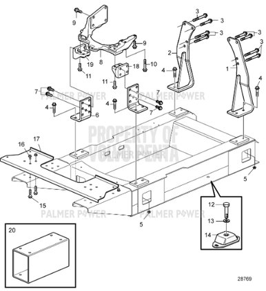 VOLVO PENTA 984857 Flange Screw | PalmerPower