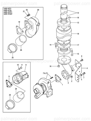 YANMAR 129792-13552 Elbow | PalmerPower