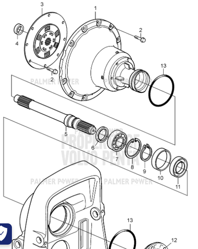 VOLVO PENTA 804190 Rubber Ring | PalmerPower