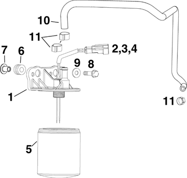 EVINRUDE-JOHNSON 354068 Hose Filter To Vapor Separator | PalmerPower