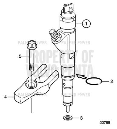 VOLVO PENTA 20798683 Injector | PalmerPower