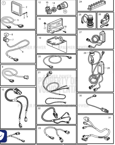 VOLVO PENTA 21397286 Wiring Harness | PalmerPower
