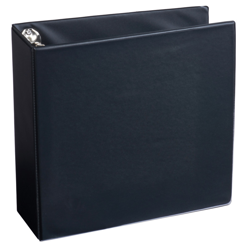 Black A4 4" 4-Ring View Binder