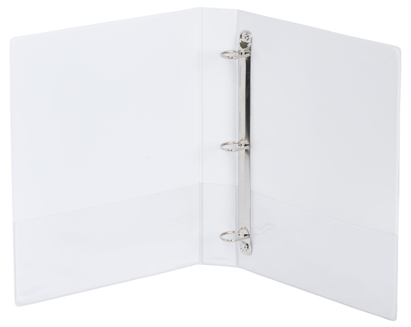 A4 1” White 3-Ring Binder