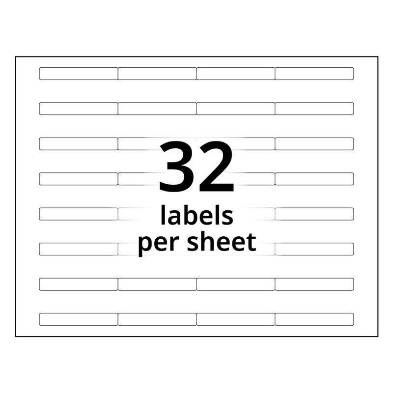 A4 4-Bank Clear Adhesive Tab Labels