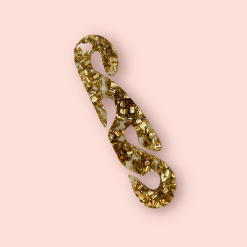 Earsaver - 'LIGHT GOLD GLITTER'