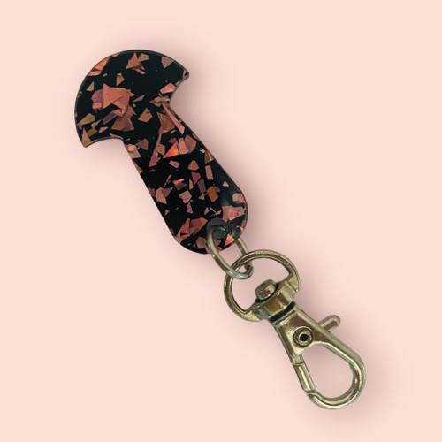 Trolley Token - 'ROSE PINK GLITTER'