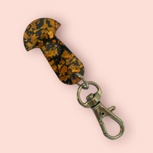 Trolley Token - 'AUTUMN GOLD GLITTER'