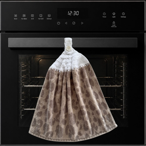 Hand Towel (with Crochet Top) - (Leopard2)