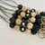 Lanyard - Teacher - Beaded - Polymer Clay - Keychain - 'SAFARI' - Navy or Black - Your Choice