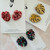 MEGA STUD EARRINGS - Acrylic - Monstera Leaf - Glitter Bamboo - You Choose
