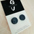 Stud Earrings - Polymer Clay - Handmade - NAVY CLASSICS - Regular Size - Navy/Silver