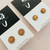Stud Earrings - Bezel Set - Polymer Clay - BRIGHTS - Handmade - You Choose Colour