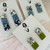 Statement Earrings - Acrylic -  Dangle - SQUARE GLITTER - You Choose