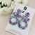 Statement Earrings - Acrylic - Trios - CHUNKY GLITTER - You Choose Colour