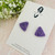 MEGA Stud Earrings - Acrylic - Rounded Triangle - You Choose Colour