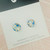 Mini Stud Earrings - Glass Dome - Girls/Kids - GIRLS -  Stud or Clipon - You Choose