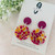 Statement Earrings - Dangle - Acrylic - Fuchsia/Purple -  Clay Stud Top - Your Choose