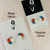 Mega Stud Earrings - Polymer Clay - 'TEXTURED FLORAL - Sunshine Blues' - Smokey Blue/Peach/White - Mega Size