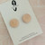 MEGA Stud Earrings - Polymer Clay - Handmade - Pale Pink/White - Resin - You Choose