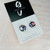 Stud Earrings - Clay - 'MAUVE MAGIC' - Purple/Pink/Lilac/White/Black - Circle - Mini Size - Glossy Resin 
