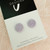 Stud Earrings - Polymer Clay - 'SUNFLOWER' - LILAC PURPLE - Circle - Mini Size 