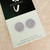 Stud Earrings - Polymer Clay - 'SUNFLOWER' - LILAC PURPLE - Circle - Regular Size 