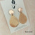 Lace Metals - Statement Earrings - Fine Lace Metal - All Colours - Clay Stud Top