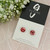 Mini Stud Earrings - Acrylic - Circle - Chunky Glitter -  Your Choice of Colour