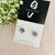 Mini Stud Earrings - Acrylic - Circle - Chunky Glitter -  Your Choice of Colour