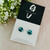 Mini Stud Earrings - Acrylic - Circle - Chunky Glitter -  Your Choice of Colour