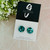 Regular Stud Earrings - Acrylic - Circle - Chunky Glitter - Your Choice of Colour