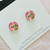Mini Stud Earrings - Glass Dome - Girls/Kids - ANIMAL -  Stud or Clipon - You Choose