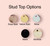 Statement Earrings - Acrylic - Hollow Organic Circle - PATTERNED - You Choose Colour