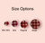 Mini Mini Stud Earrings - Polymer Clay - Handmade - GINGHAM - Mini Size - Circle - You Choose Colour
