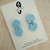 Last Pairs - Statement Earrings - Acrylic - Sorbet - Mini Dangles' - Orange or Blue