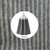 Hand Towel (with Crochet Top) - Grey/White Stripe (Grey1)