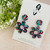 Statement Earrings - Acrylic - DISCO FLOWER - Flower - Rainbow Glitter/Mirror - You Choose