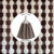 Hand Towel (with Crochet Top) - Chocolate Brown/Cream/White Check 