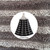 Hand Towel (with Crochet Top) - Charcoal/Grey Stripe