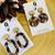 Statement Earrings - Acrylic - Rainbow Tortoise Shell -  Circles - Bamboo Stud Top