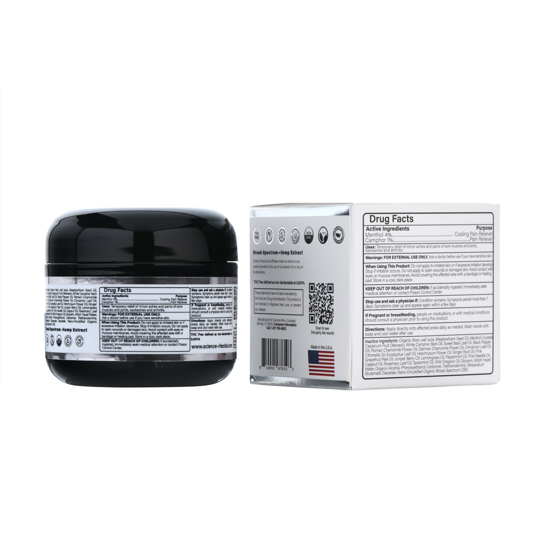CBD Topical Cream | CBD Oil for Sale | Science-Rite