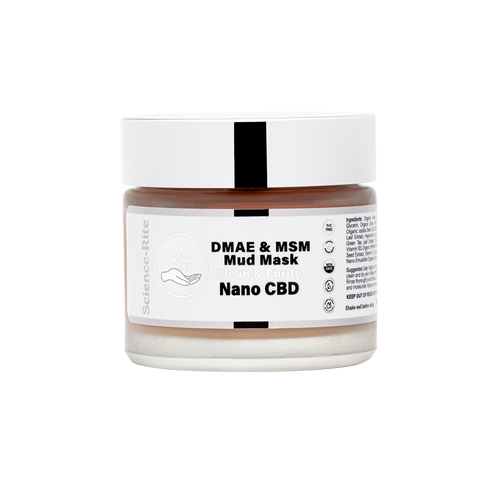 PLATINUM-SERIES NANO CBD Age Defying DMAE + MSM Mud Mask - 250mg - 1