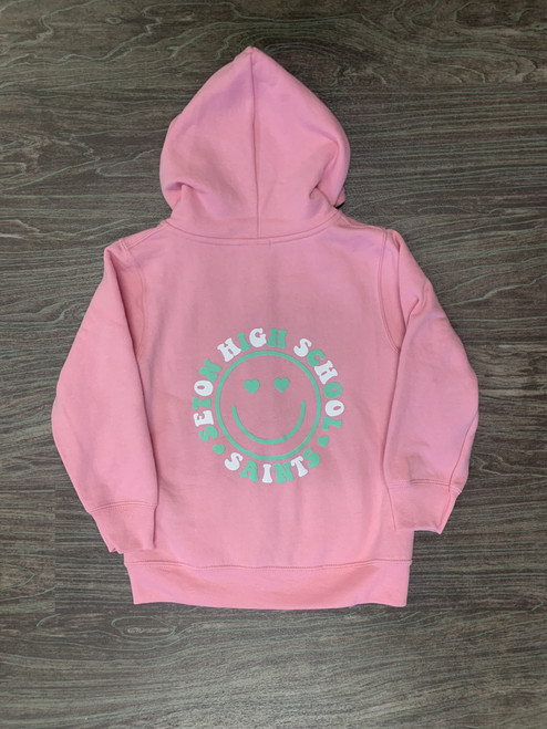 Toddler Pink Full Zip Hoodie